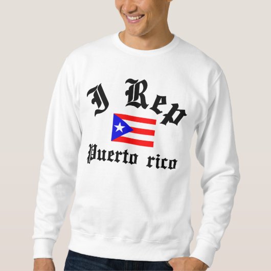 Ik rep Puerto rico Trui (Voorkant)