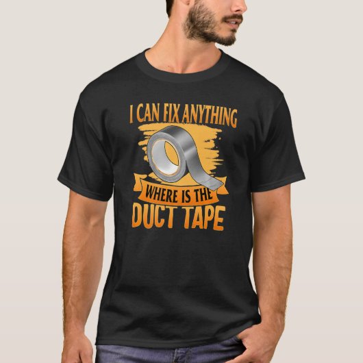 Ik repareer alles waar de duct tape Mannen vaders  T-shirt (Voorkant)