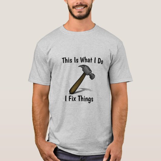 Ik Repareer Dingen T-shirt (Voorkant)
