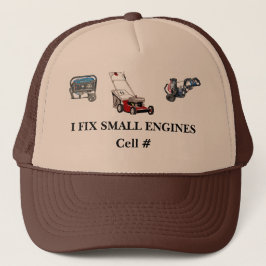 Ik repareer kleine motoren trucker pet
