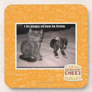 Ik repareer puppy drankjes onderzetter