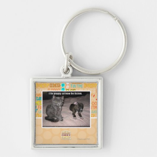 Ik repareer puppy sleutelhanger (Voorkant)