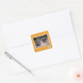 Ik repareer puppy vierkante sticker (Envelop)