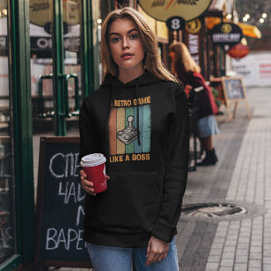 Ik retro spel als een baas - Video Game Hoodie