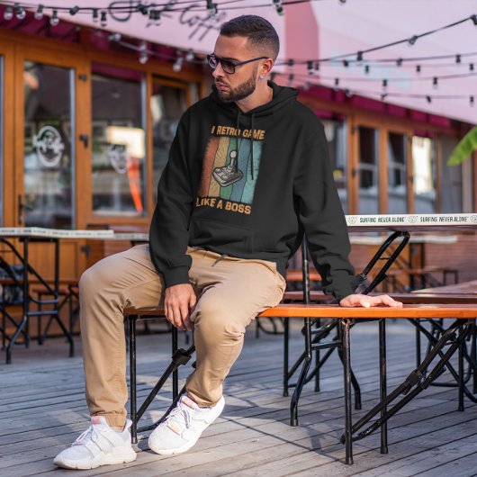 Ik retro spel als een baas - Video Game Hoodie