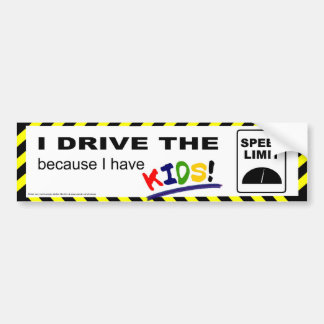 Ik rij de maximumsnelheid... bumpersticker