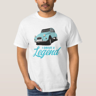 Ik rij een Legend - Citroën 2CV - in 29 kleuren T-shirt