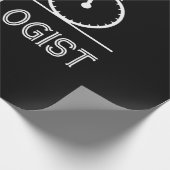 Ik rijd altijd 's ochtends een fietser naar gezond cadeaupapier (Hoek)