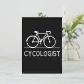 Ik rijd altijd 's ochtends een fietser naar gezond kaart (Staand voorkant)