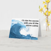 Ik rijd de golven kaart (Gele Bloem)