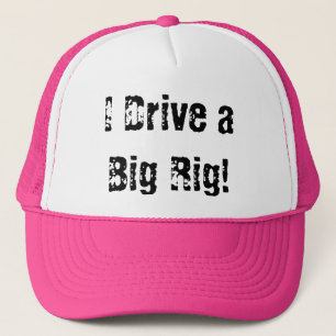 Ik rijd een grote rig. trucker pet