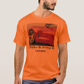 Ik rijd liever met mijn Rode Corvette T-shirt (Voorkant)