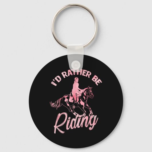 Ik rijd liever paard 2 sleutelhanger (Voorkant)