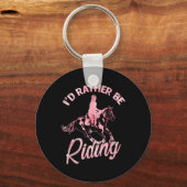 Ik rijd liever paard 2 sleutelhanger (Voorkant)