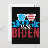 Ik rijd met Biden Briefkaart (Voorkant / Achterkant)