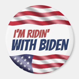 Ik rijd met Biden Democrats Verkiezingen 2024 Magneet