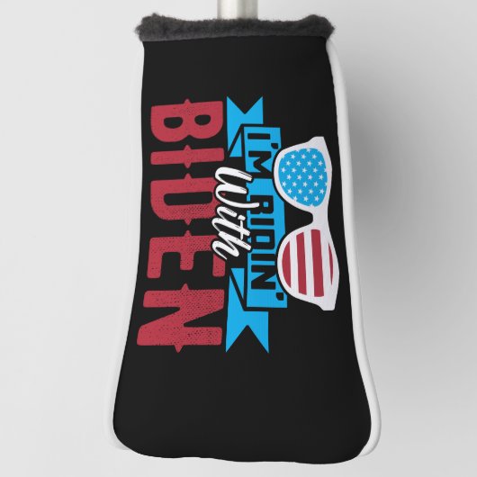 Ik rijd met Biden Golfheadcover (Draai 90)