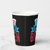 Ik rijd met Biden Papieren Bekers (Rechts)