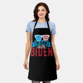 Ik rijd met Biden Schort (Gedragen)