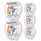 Ik rijd met Biden Sticker (Voorkant)