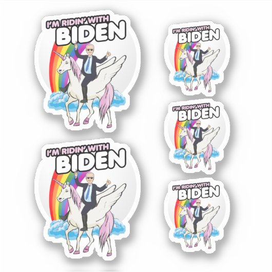 Ik rijd met Biden Sticker (Voorkant)