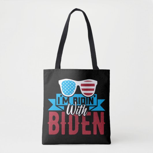 Ik rijd met Biden Tote Bag (Voorkant)
