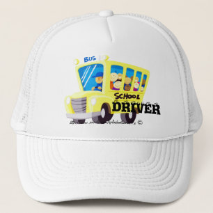 "Ik rijd met de schoolbus" Trucker Pet