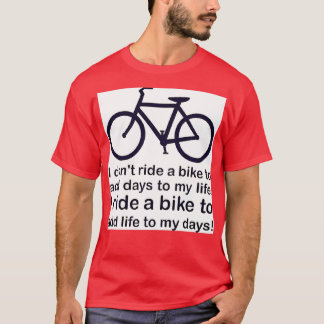 Ik rijd met een bike t-shirt