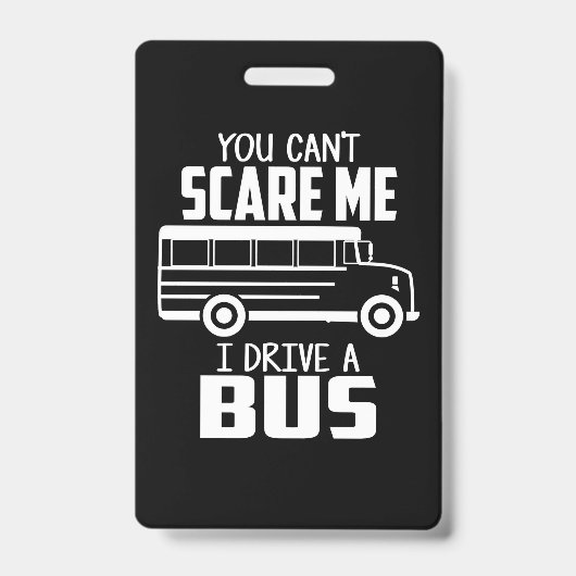 Ik rijd met een bus badge (Voorkant)