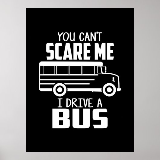 Ik rijd met een bus poster (Voorkant)