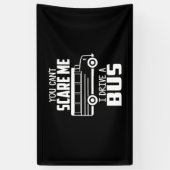 Ik rijd met een bus spandoek (Verticaal)
