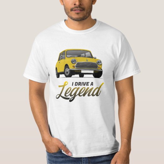 Ik rijd met een legende - Austin Mini, Austin Seve T-shirt (Voorkant)