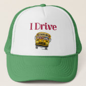 Ik rijd met een pet voor schoolbus (Voorkant)