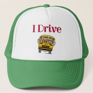 Ik rijd met een pet voor schoolbus