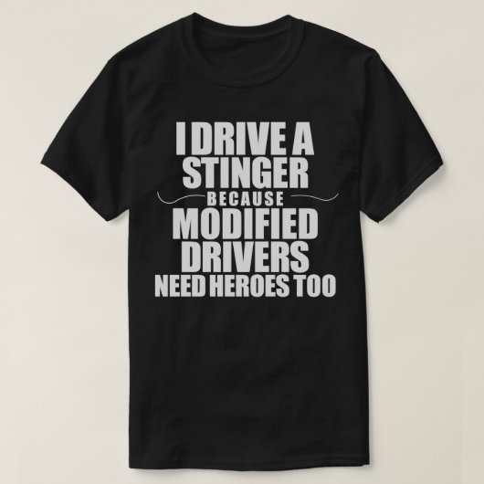 Ik rijd met een vinger omdat gewijzigde chauffeurs t-shirt (Design voorkant)