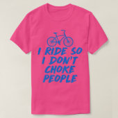 Ik rijd zo grappig BMX Mountain Bike MTB fietsen T-shirt (Design voorkant)