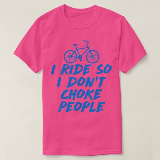Ik rijd zo grappig BMX Mountain Bike MTB fietsen T-shirt (Design voorkant)