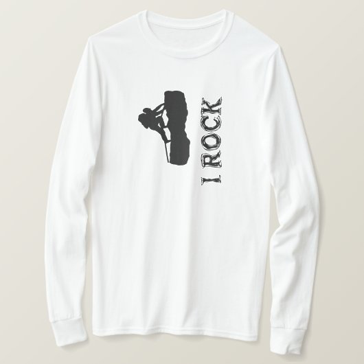 Ik Rock Unisex T-shirt (Design voorkant)