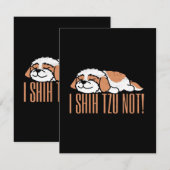 Ik roep tzu niet grappig citaat op | cadeau op de kaart (Voorkant / Achterkant)