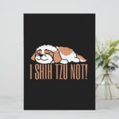 Ik roep tzu niet grappig citaat op | Verblijfsgesc (Staand voorkant)