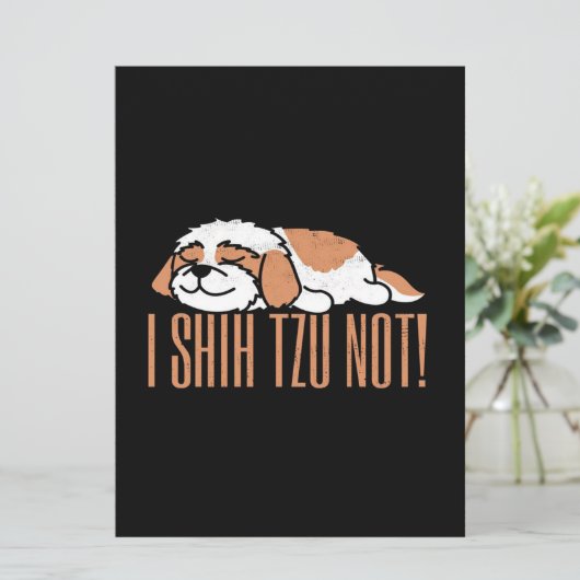 Ik roep tzu niet grappig citaat op | Verblijfsgesc (Staand voorkant)