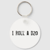 Ik rol een d20 - sleutelhanger (Voorkant)