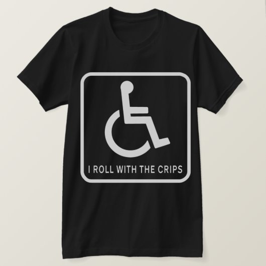 Ik rol met de Crips T-shirt (Design voorkant)