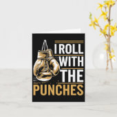 Ik rol met de stoten Boxer Sports Strength Athl Kaart (Gele Bloem)