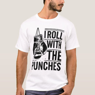 Ik rol met de vuisten Boxer Sport Kracht Atleet T-shirt