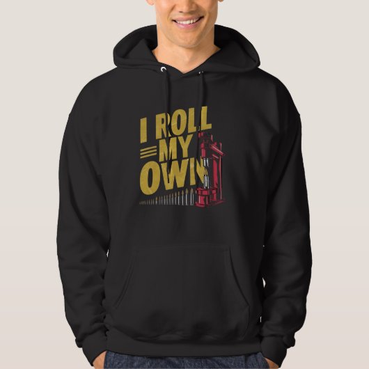 Ik rol mijn eigen munitie Grappige Pistolen vuurwa Hoodie (Voorkant)