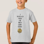 Ik rolde uit bed zoals dit Kinder T-shirt (Voorkant)