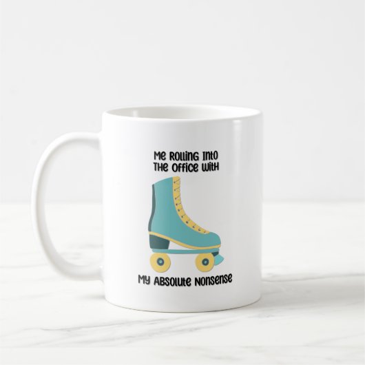 Ik rolt in de Kantoor met mijn absolute onzin Koffiemok (Links)