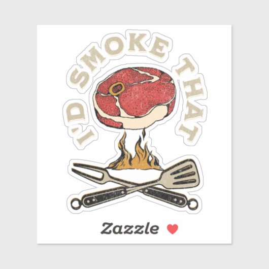 Ik rook dat sticker (Vel)