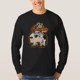 Ik rook dat - Texas Koe kip en varken T-shirt